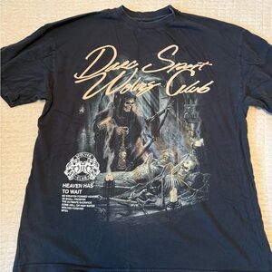 Darc Sport Spirit Wolves Club Black Graphic T-Shirt